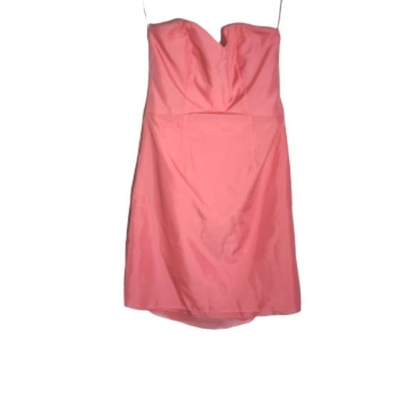 DAVID'S BRIDAL Coral Reef  Crinkle Chiffon Dress - Picture 9 of 10